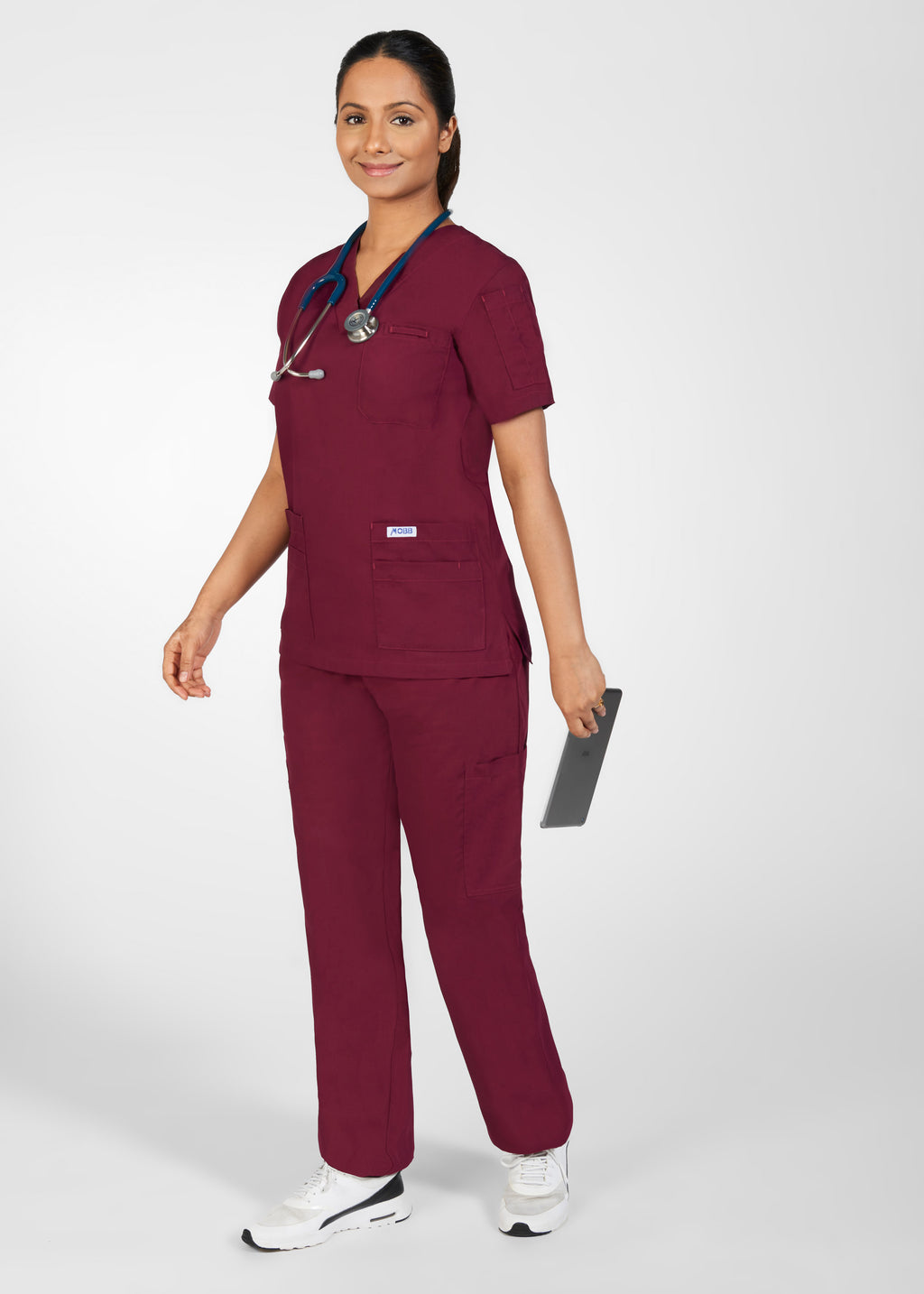 Product - V-Neck Solid MOBB Scrub Top