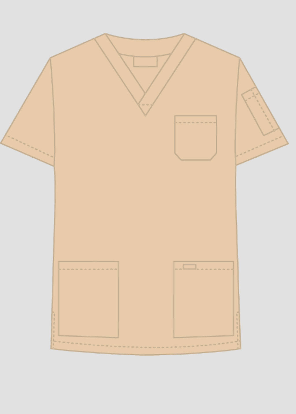 Product - MOBB  Unisex V-Neck Scrub Top