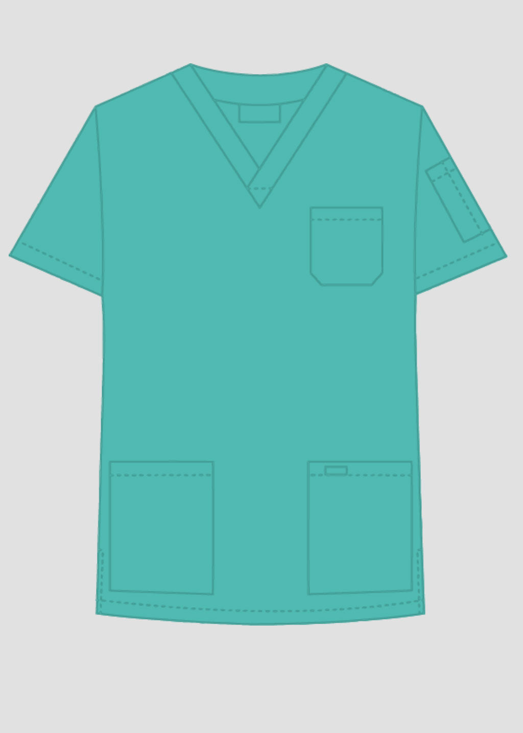 Product - MOBB  Unisex V-Neck Scrub Top