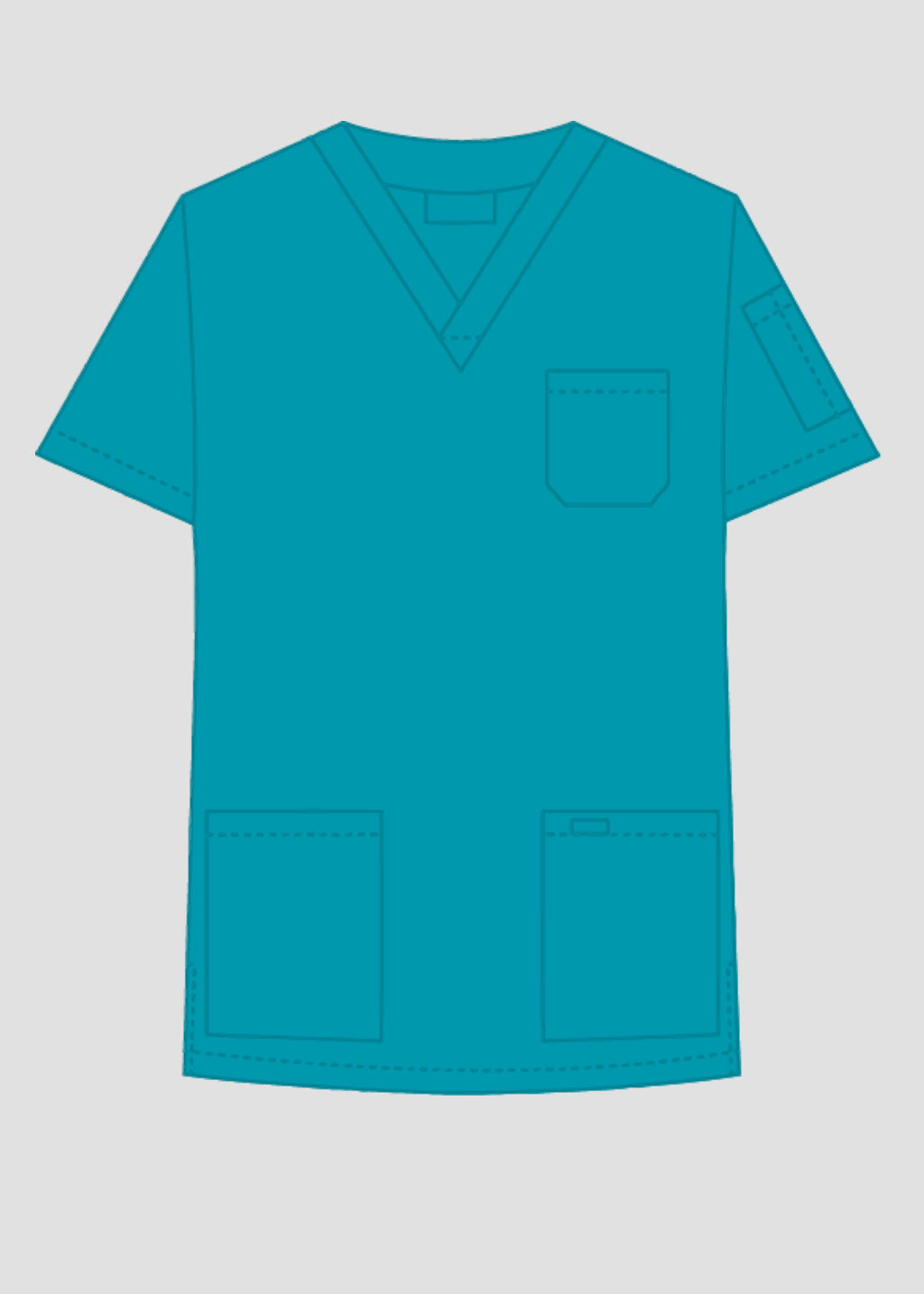 Product - MOBB  Unisex V-Neck Scrub Top