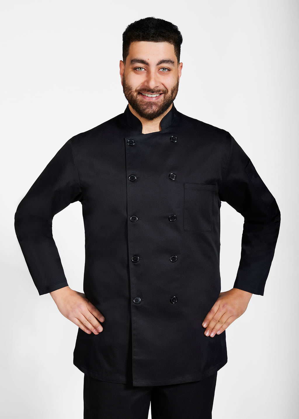 Product - Unisex Long Sleeve Chef Coat by MOBB